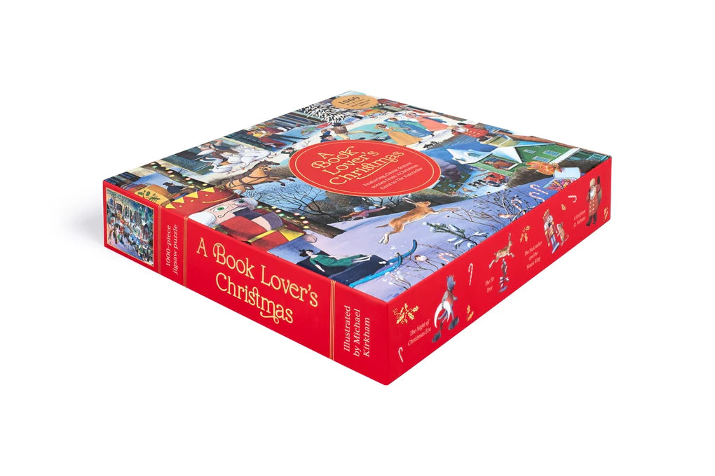 A Book Lover's Christmas 1000 Piece Jigsaw Puzzle