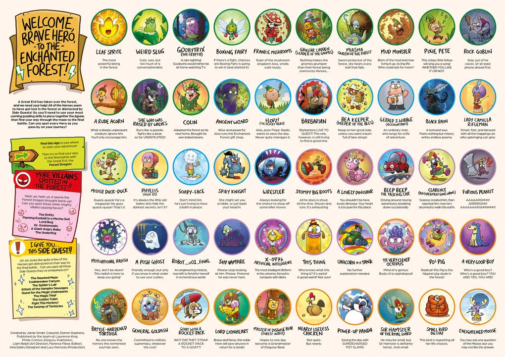 Jamie Smart s Hero Slam Jigsaw Puzzle: 200 pieces (Jigsaw)