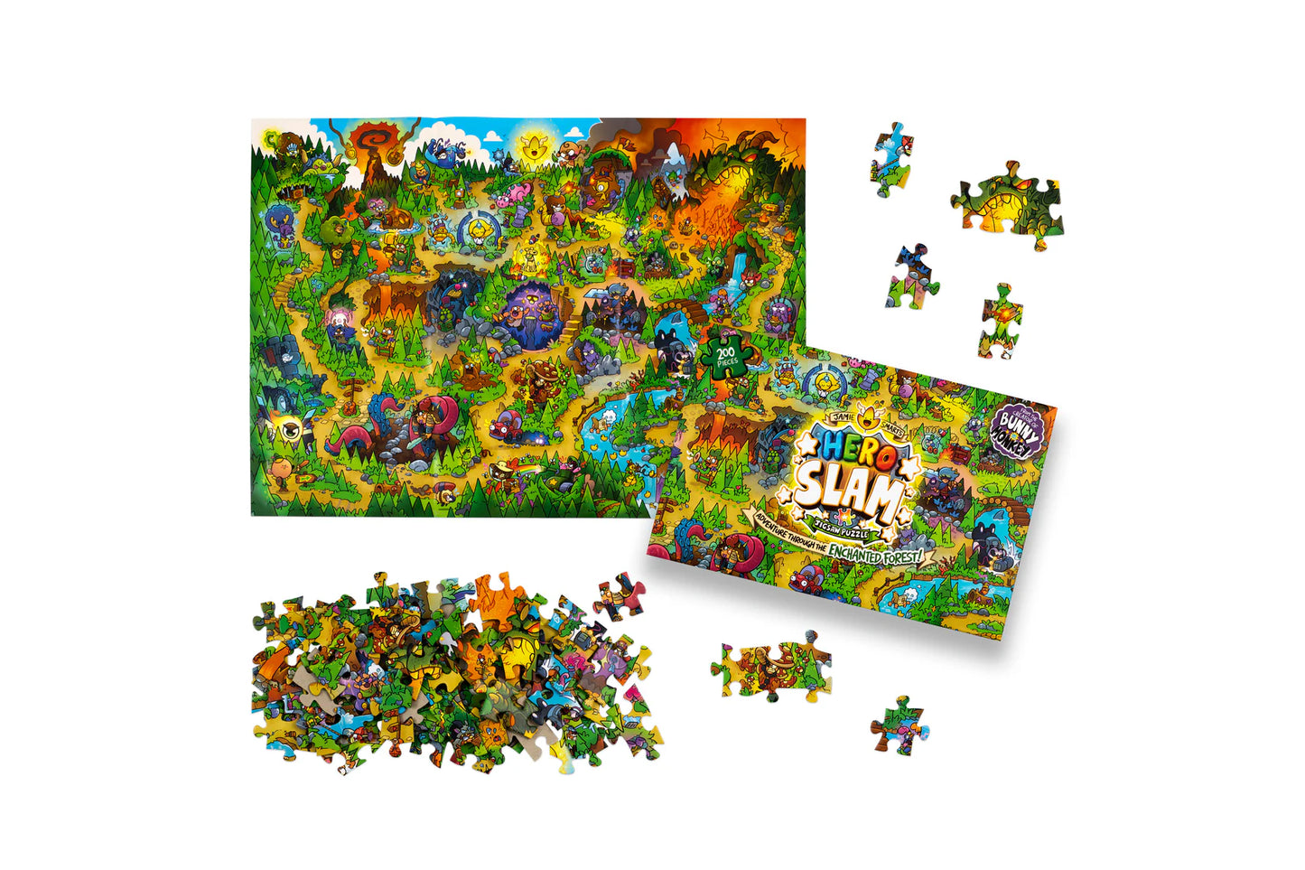 Jamie Smart s Hero Slam Jigsaw Puzzle: 200 pieces (Jigsaw)
