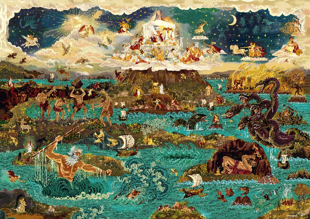 World Of The Odyssey And Other Greek Myths 1000 Piece Jigsaw Puzzle (Jigsaw)