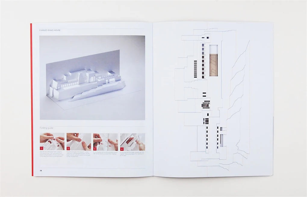 Frank Lloyd Wright Paper Models: 14 Kirigami Buildings to Cut and Fold (Miscellaneous print)
