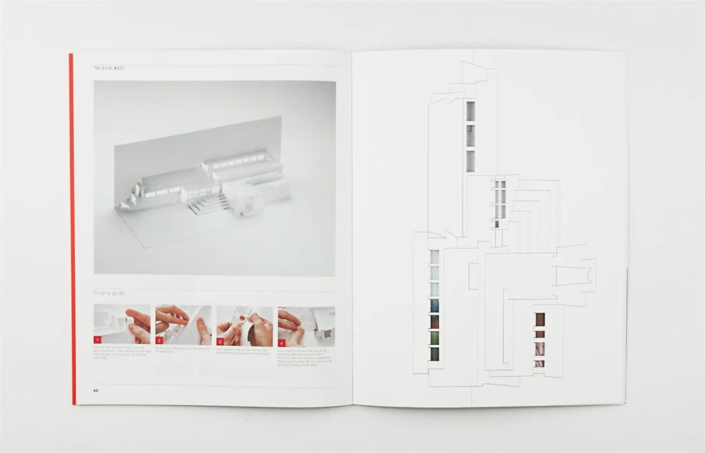 Frank Lloyd Wright Paper Models: 14 Kirigami Buildings to Cut and Fold (Miscellaneous print)