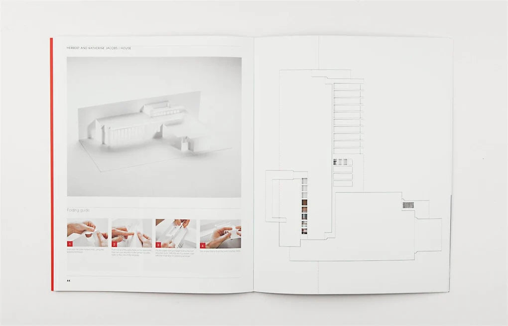 Frank Lloyd Wright Paper Models: 14 Kirigami Buildings to Cut and Fold (Miscellaneous print)