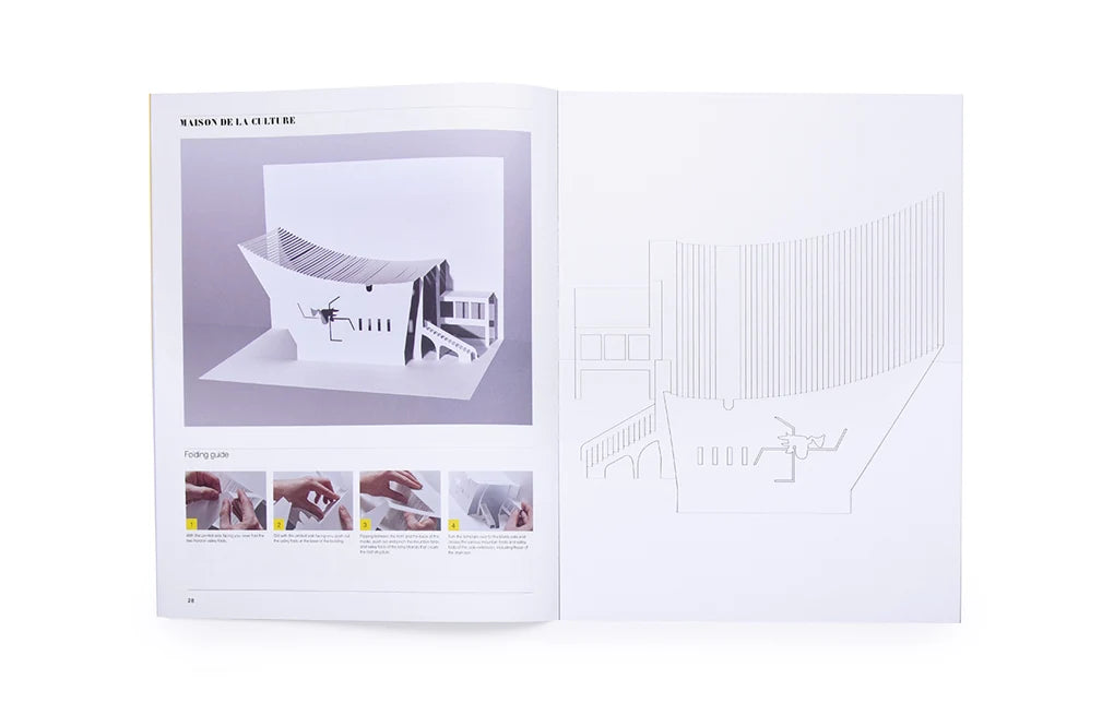 Le Corbusier Paper Models - 10 Kirigami Buildings To Cut And Fold