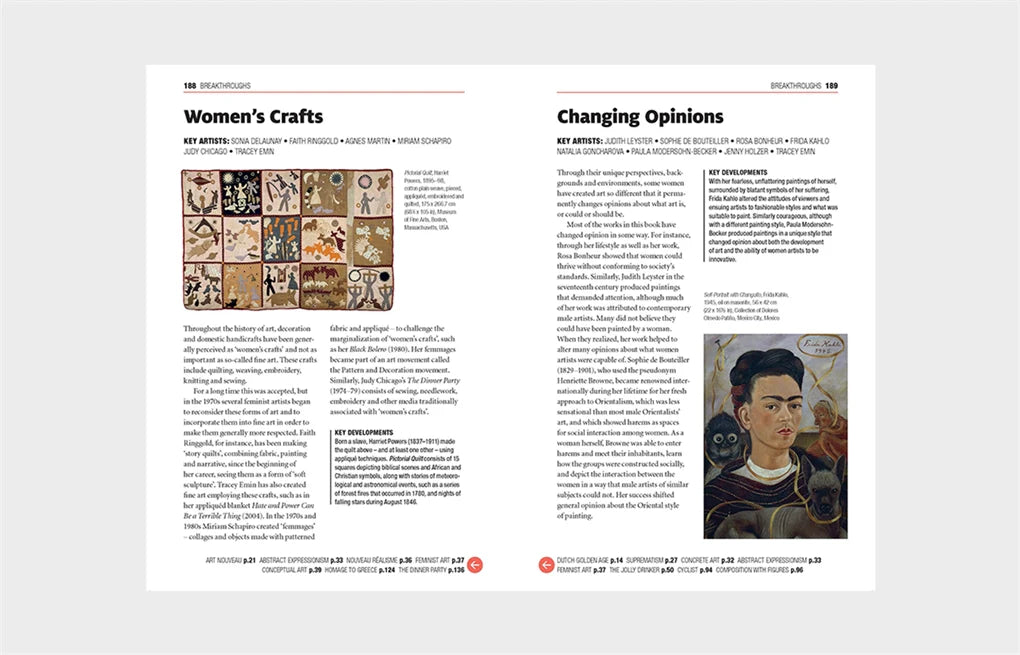 The Short Story of Women Artists: A Pocket Guide to Key Breakthroughs, Movements, Works and Themes