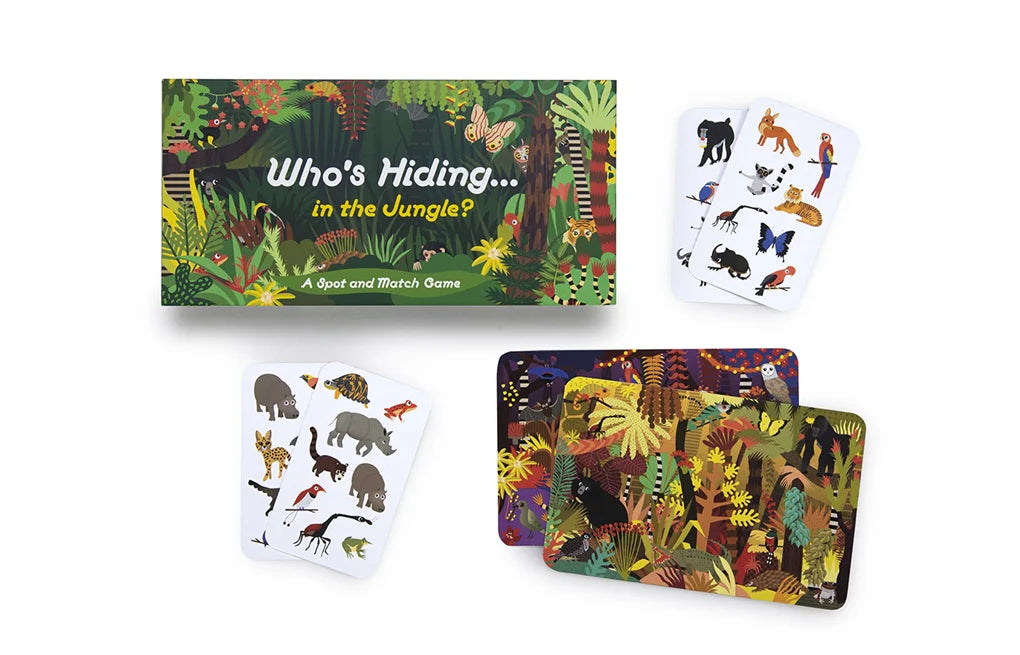 Who's Hiding in the Jungle? - A Spot and Match Game