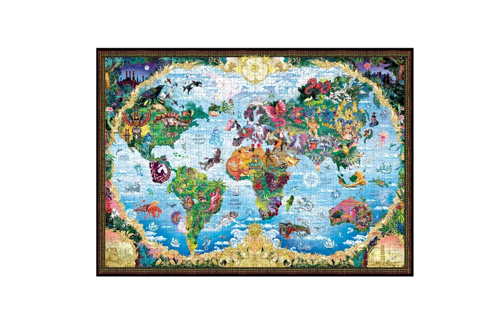 The Mythical World A Jigsaw Puzzle Filled with Fantastical Creatures
