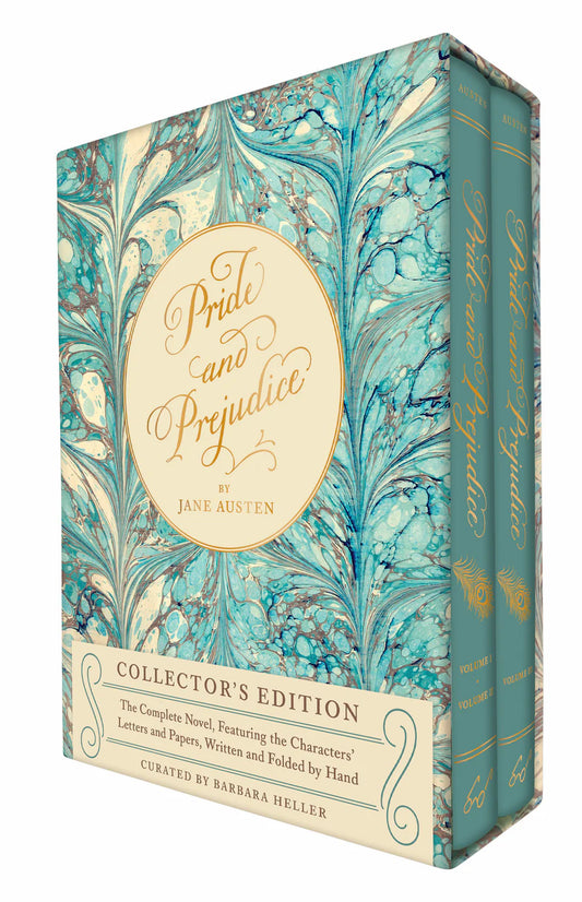 Pride and Prejudice (Collector’s edition): The Complete Novel, Featuring the Characters’ Letters and Papers, Written and Folded by Hand - Handwritten Classics (Hardback)