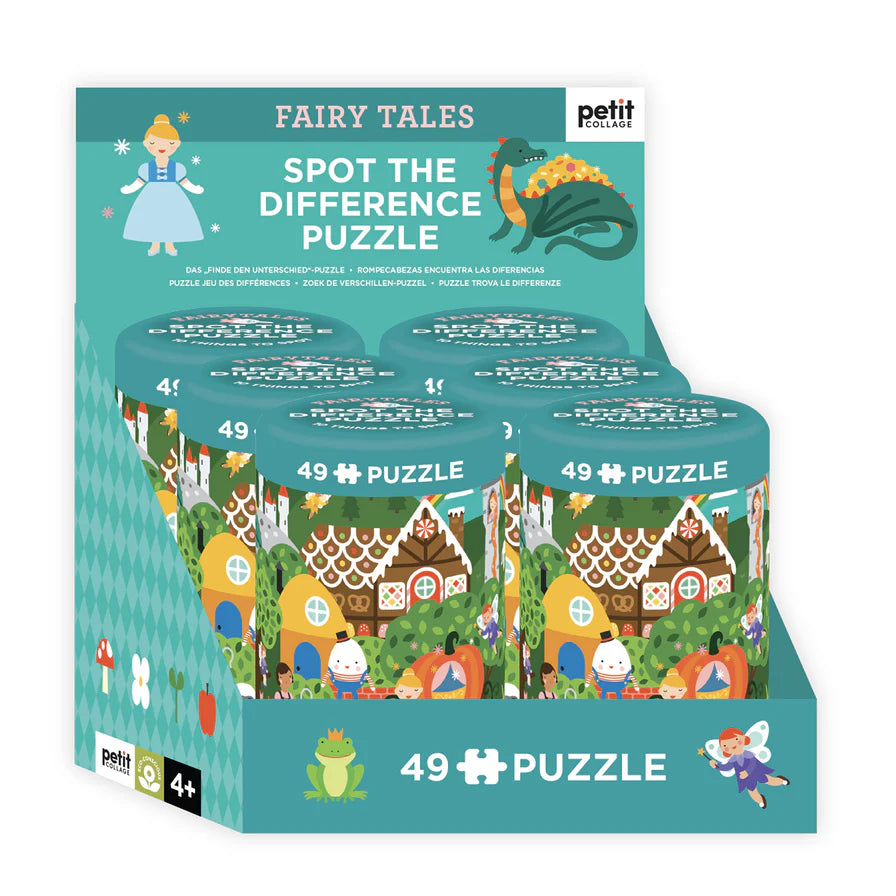 Spot the Difference Puzzle: Fairy Tales CDU of 6 (Jigsaw Products)
