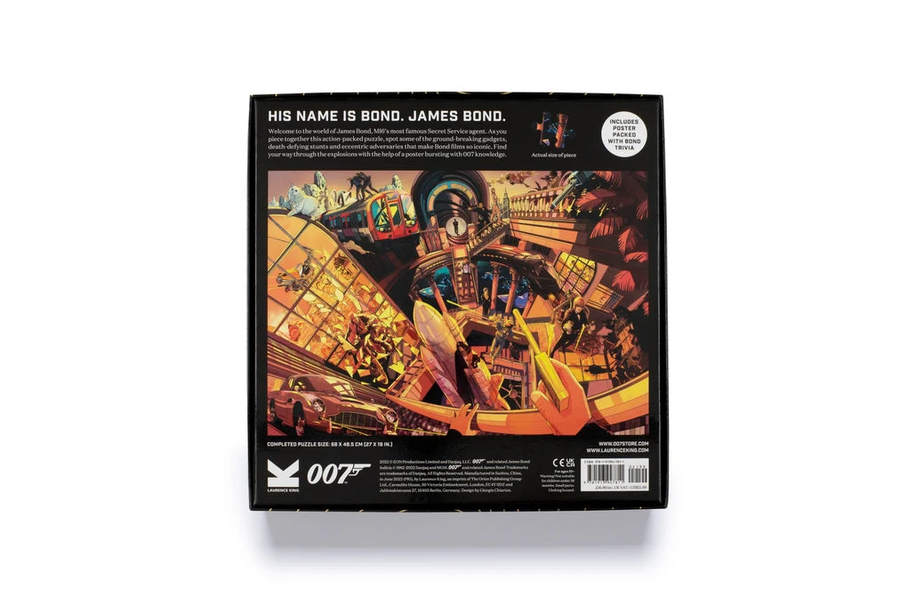World Of James Bond 1000 Piece Jigsaw Puzzle: A 1000-piece Jigsaw Puzzle