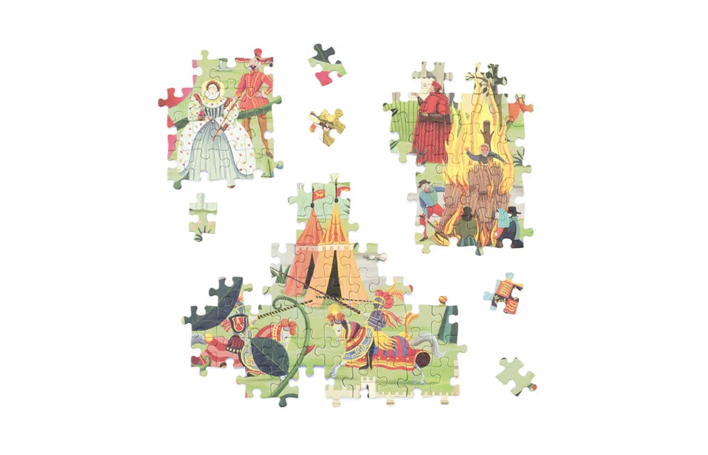 The World of the Tudors A Jigsaw Puzzle with 50 Historical Figures to Find