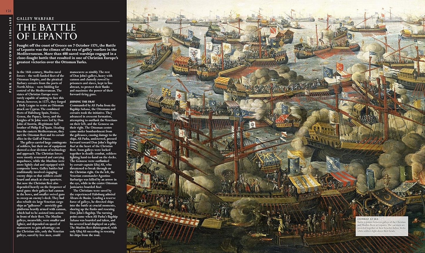 The Military History Book: The Ultimate Visual Guide to the Weapons that Shaped the World - DK Definitive Visual Histories (Hardback)