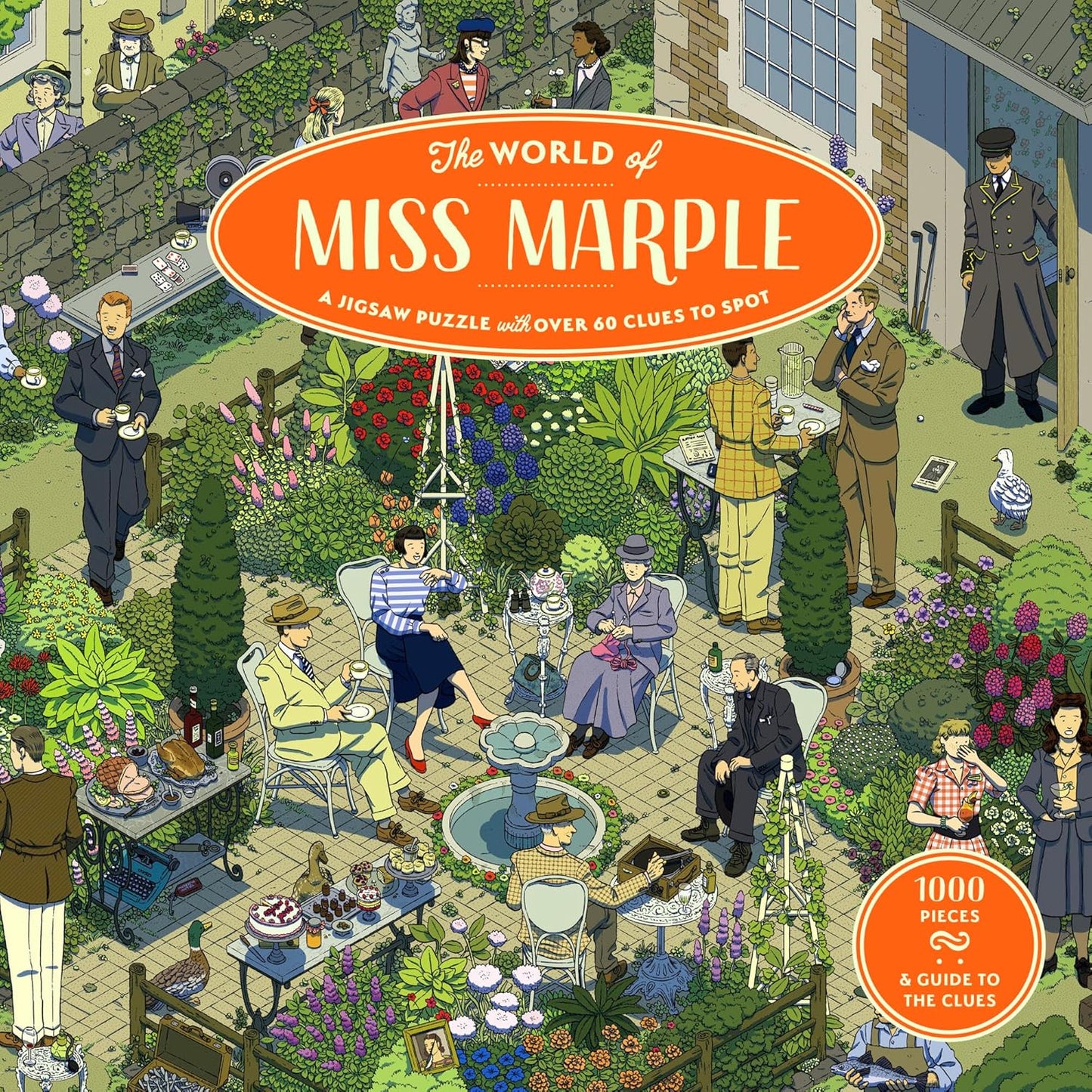 The World Of Miss Marple 1000 Piece Jigsaw Puzzle (Jigsaw)
