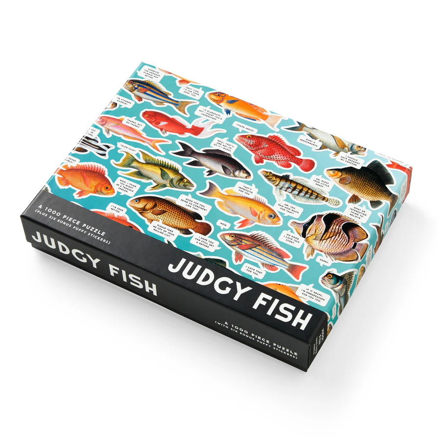 Judgy Fish 1000 Piece Puzzle (Jigsaw Products)