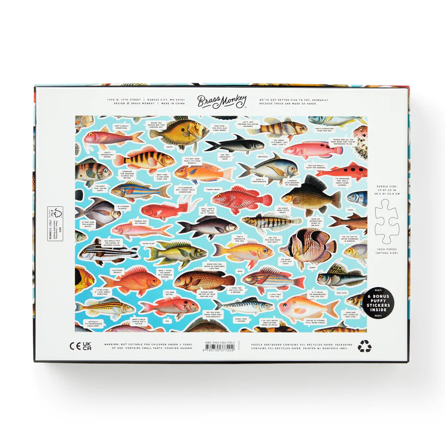 Judgy Fish 1000 Piece Puzzle (Jigsaw Products)