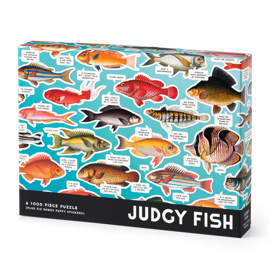Judgy Fish 1000 Piece Puzzle (Jigsaw Products)