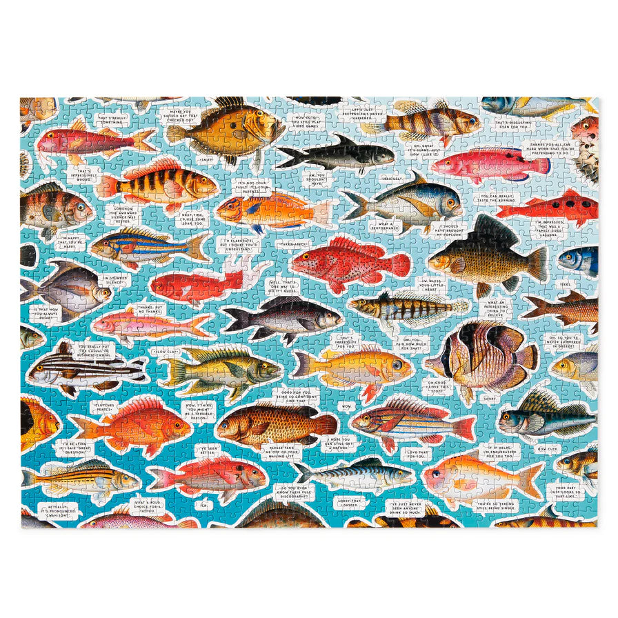 Judgy Fish 1000 Piece Puzzle (Jigsaw Products)