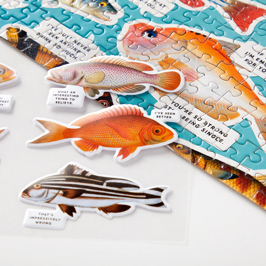Judgy Fish 1000 Piece Puzzle (Jigsaw Products)