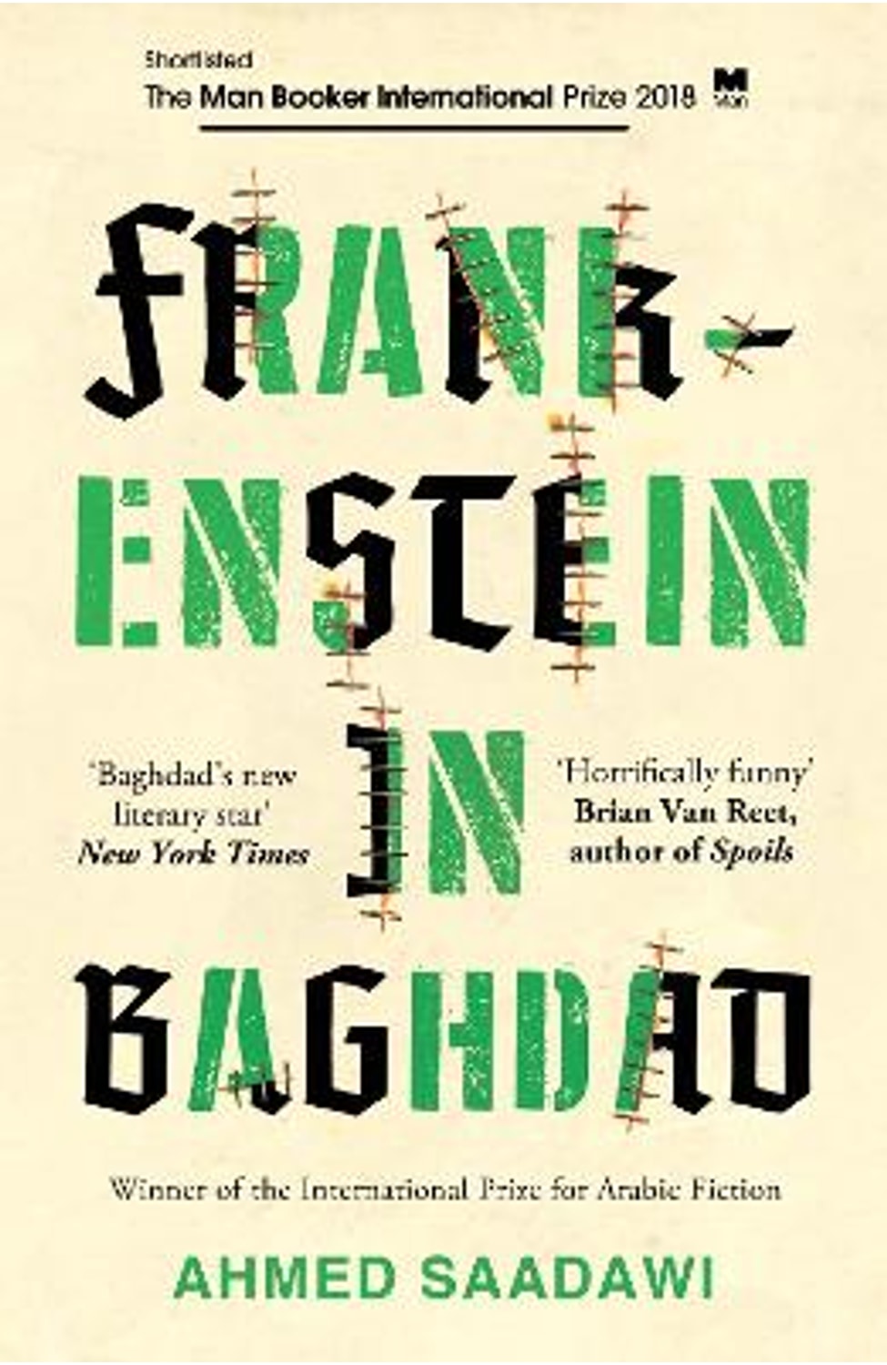 Frankenstein in Baghdad By Ahmed Saadawi, Jonathan Wright cover