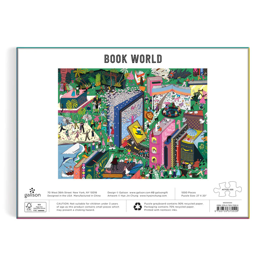 Book World 1000 Piece Puzzle (Jigsaw Products)