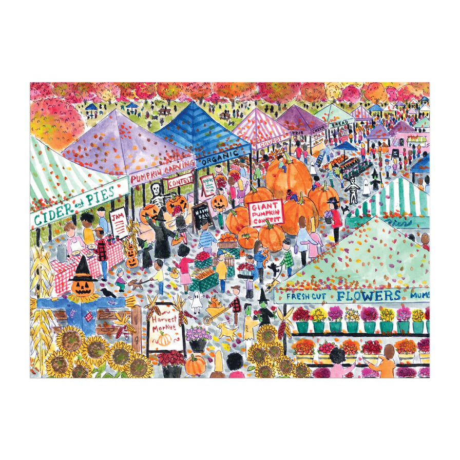 Michael Storrings Harvest Market 1000 Piece Puzzle (Jigsaw Products)