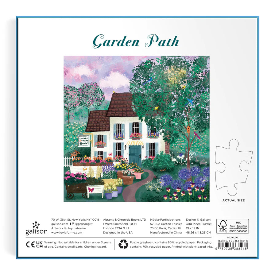 Garden Path 300 Piece Puzzle (Jigsaw Products)