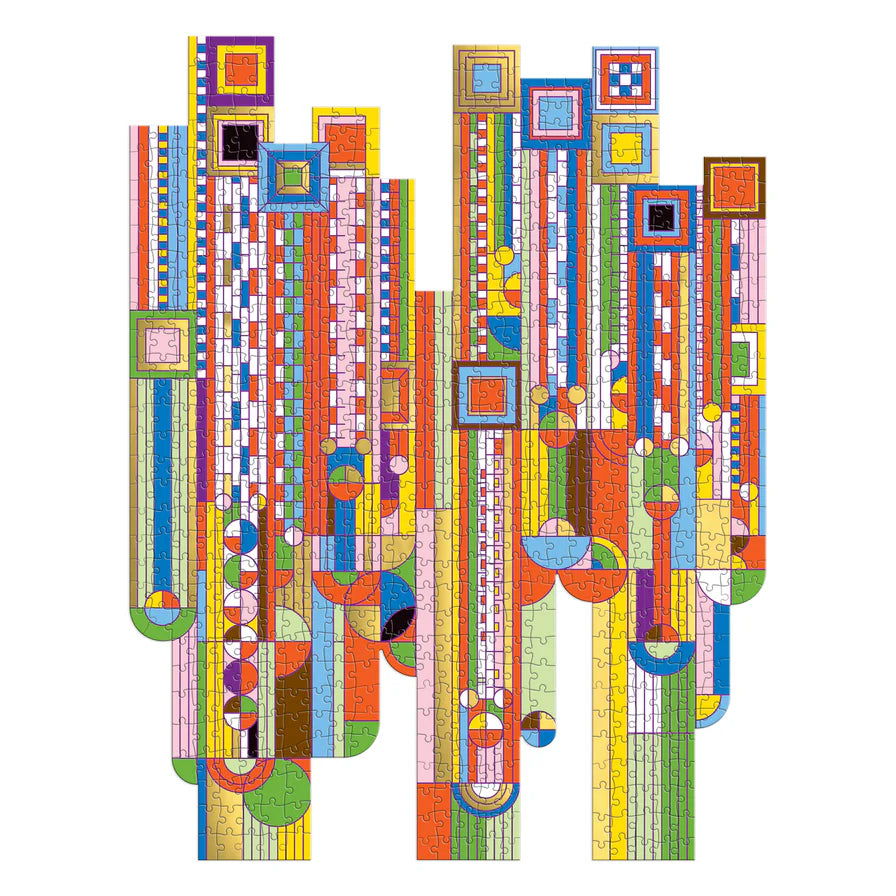 Frank Lloyd Wright Saguaro Cactus & Forms 750 Piece Shaped Foil Puzzle (Jigsaw Products)