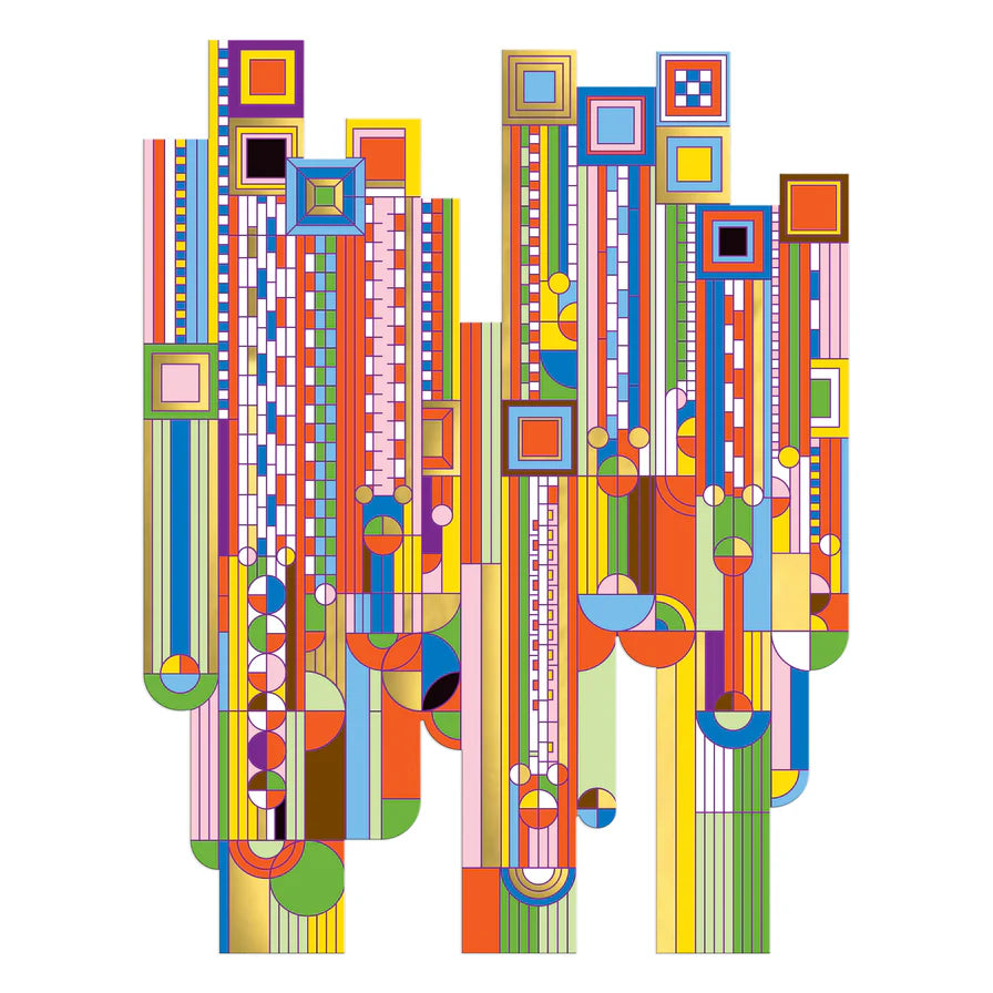 Frank Lloyd Wright Saguaro Cactus & Forms 750 Piece Shaped Foil Puzzle (Jigsaw Products)