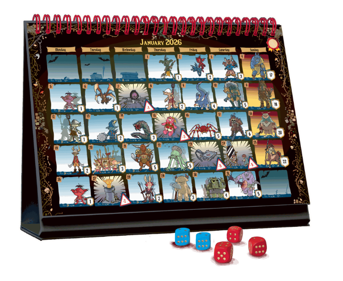 365 Adventures calendar: The Dungeon (2026)