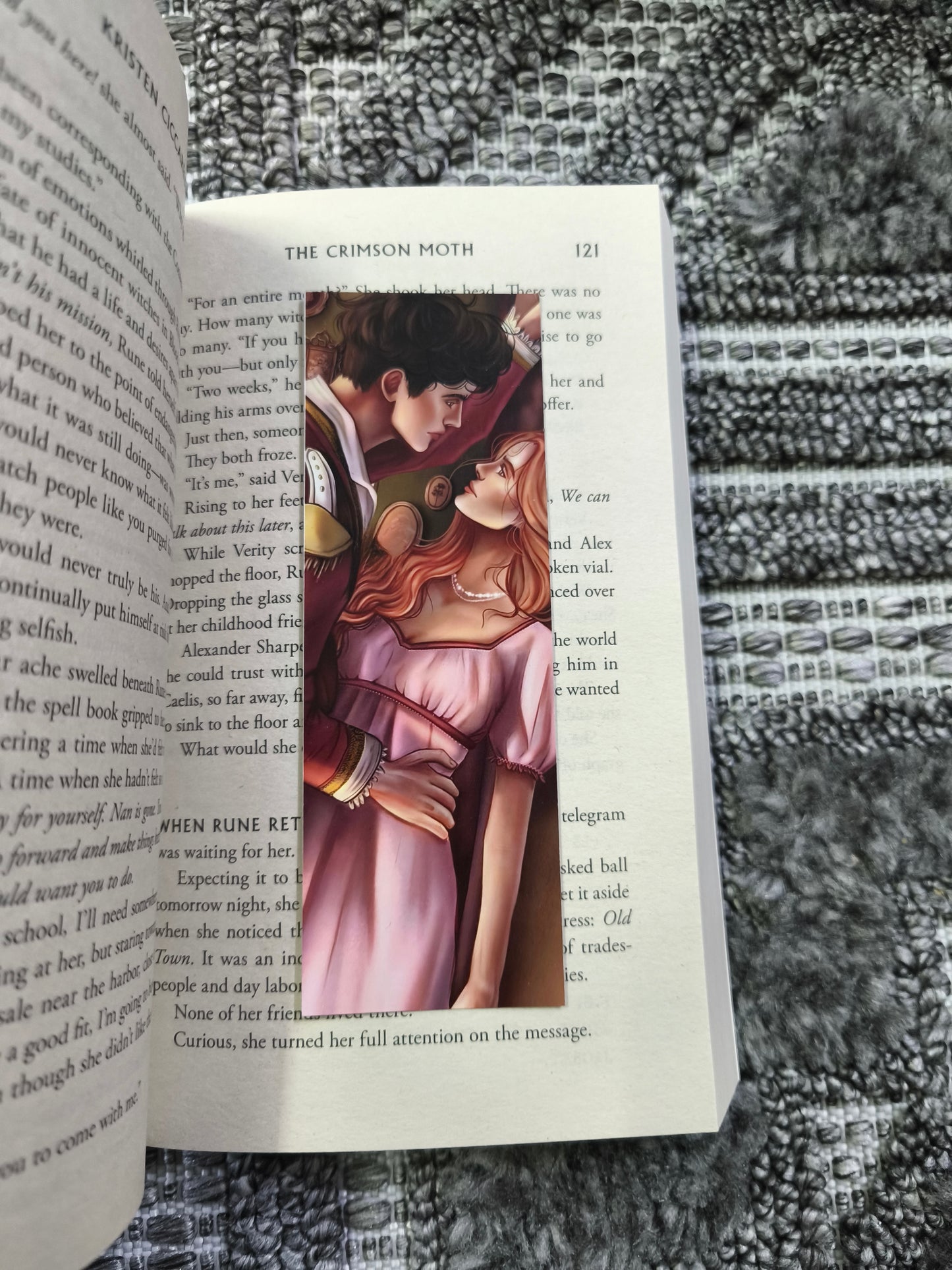 The Crimson Moth bookmark