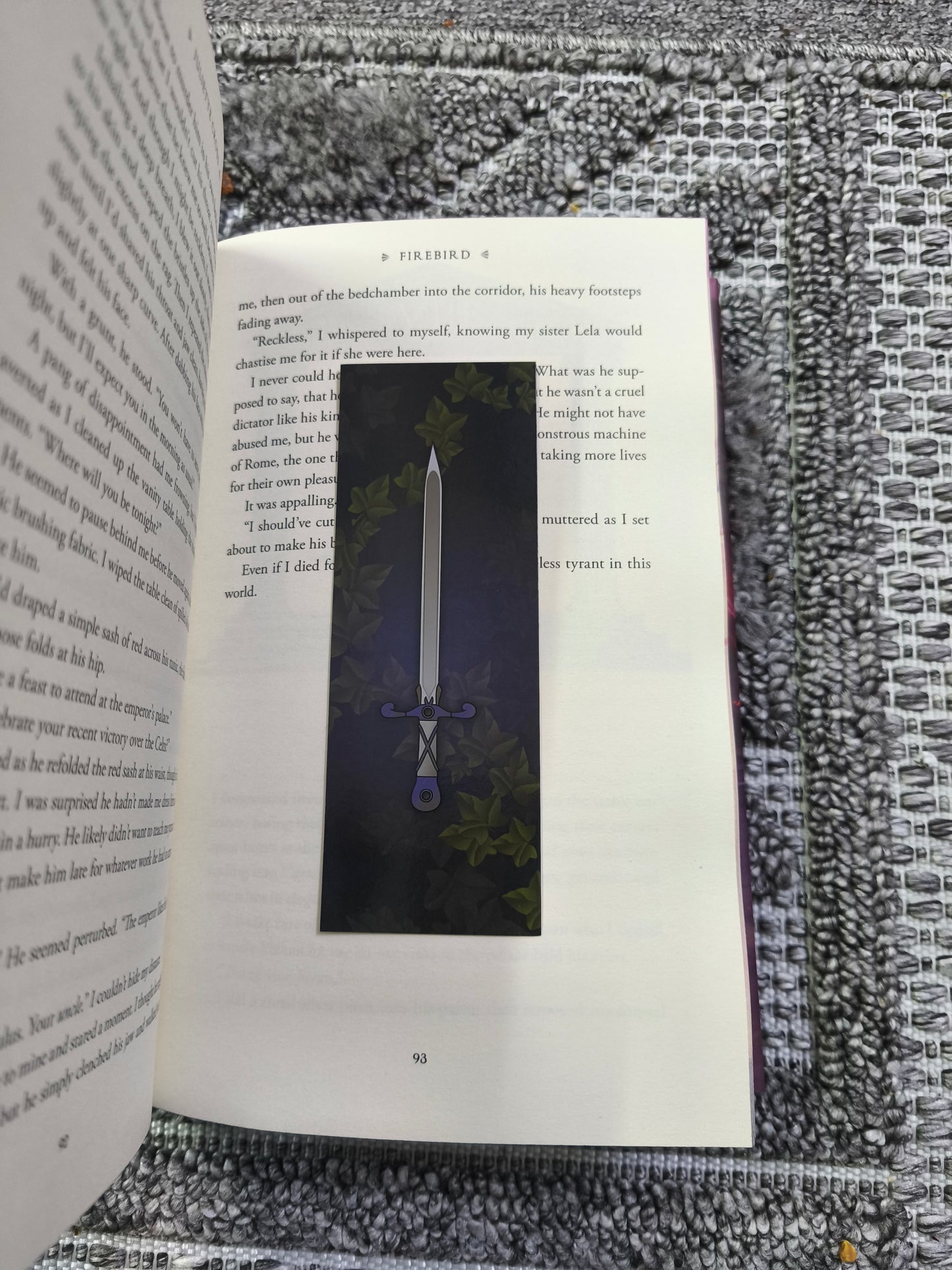 Powerless series bookmark