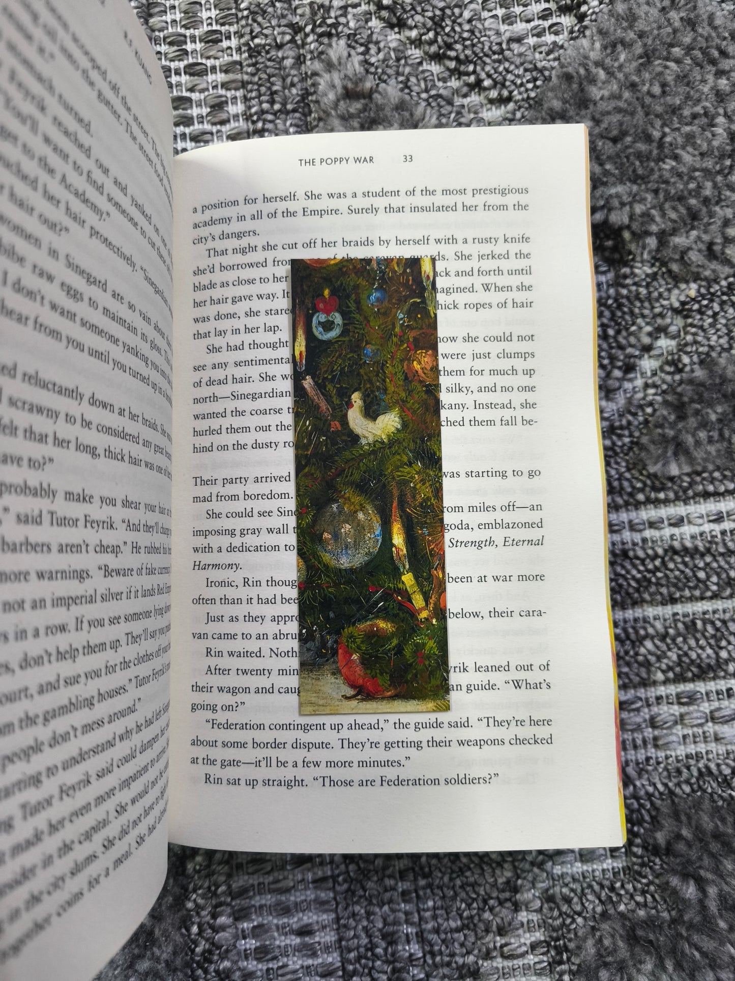 Christmas bookmark