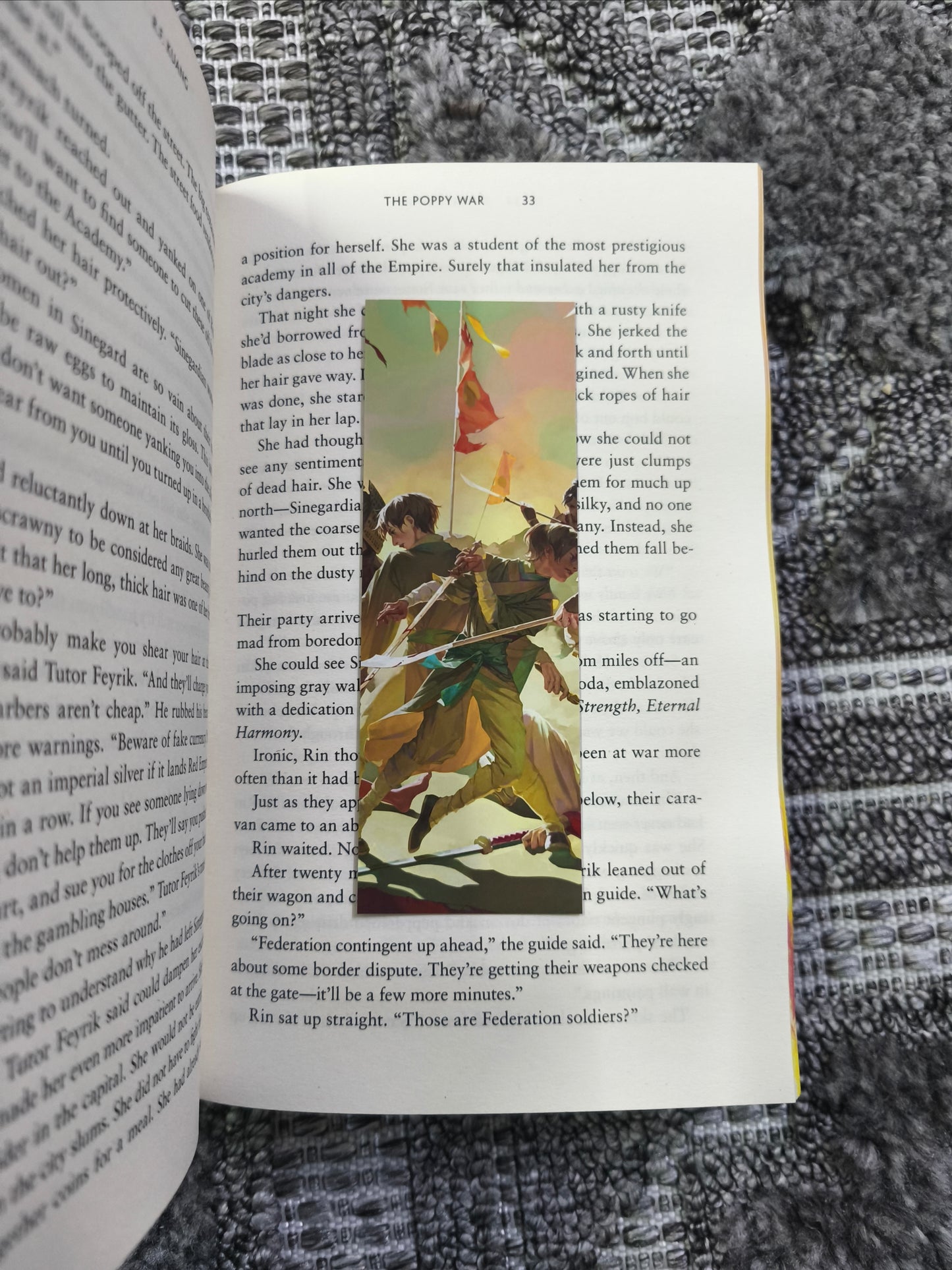 The Poppy War series bookmark