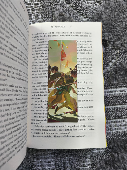 The Poppy War series bookmark