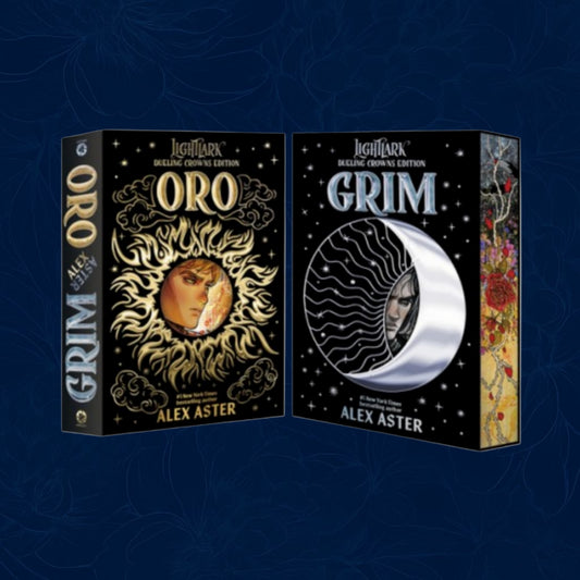 Grim and Oro: Dueling Crowns Edition (A Lightlark Saga Deluxe Companion Book) - The Lightlark Saga (Hardback)