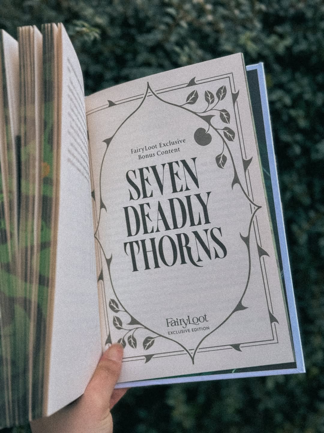 Seven Deadly Thorns  Fairyloot edition
