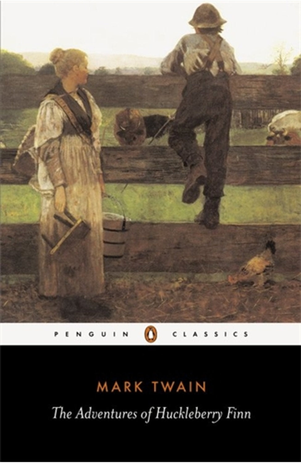 The Adventures of Huckleberry Finn By Mark Twain cover
