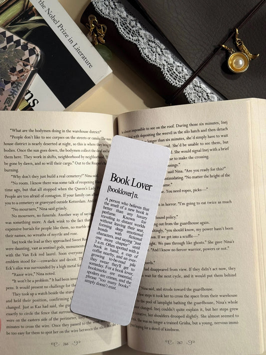 booklover definition Bookmark image 1