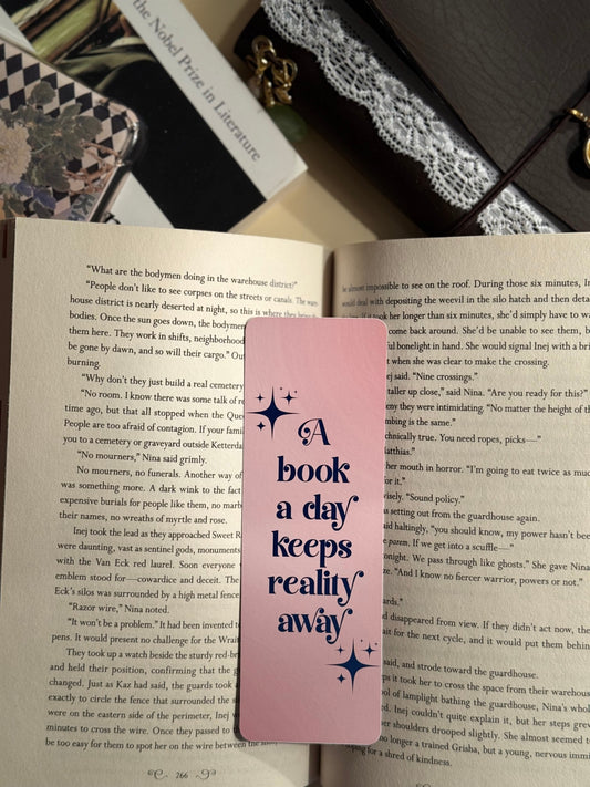 a book a day keeps reality away image 1