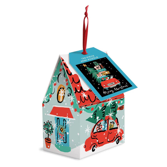 Christmas Car 130 Piece Puzzle Ornament (Jigsaw Products)