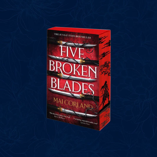 Five Broken Blades: Exclusive Sprayed Edge (paperback)