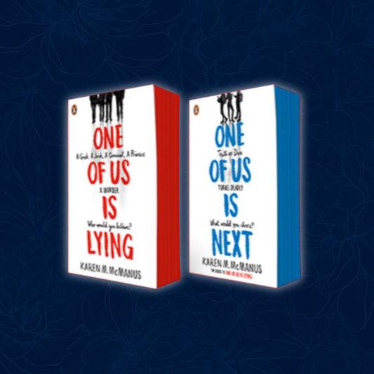 One of Us Is Lying two sprayed edges book bundle