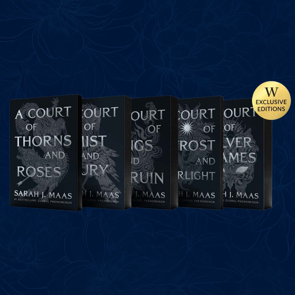 A Court of Thorns and Roses series by Sarah J. Maas