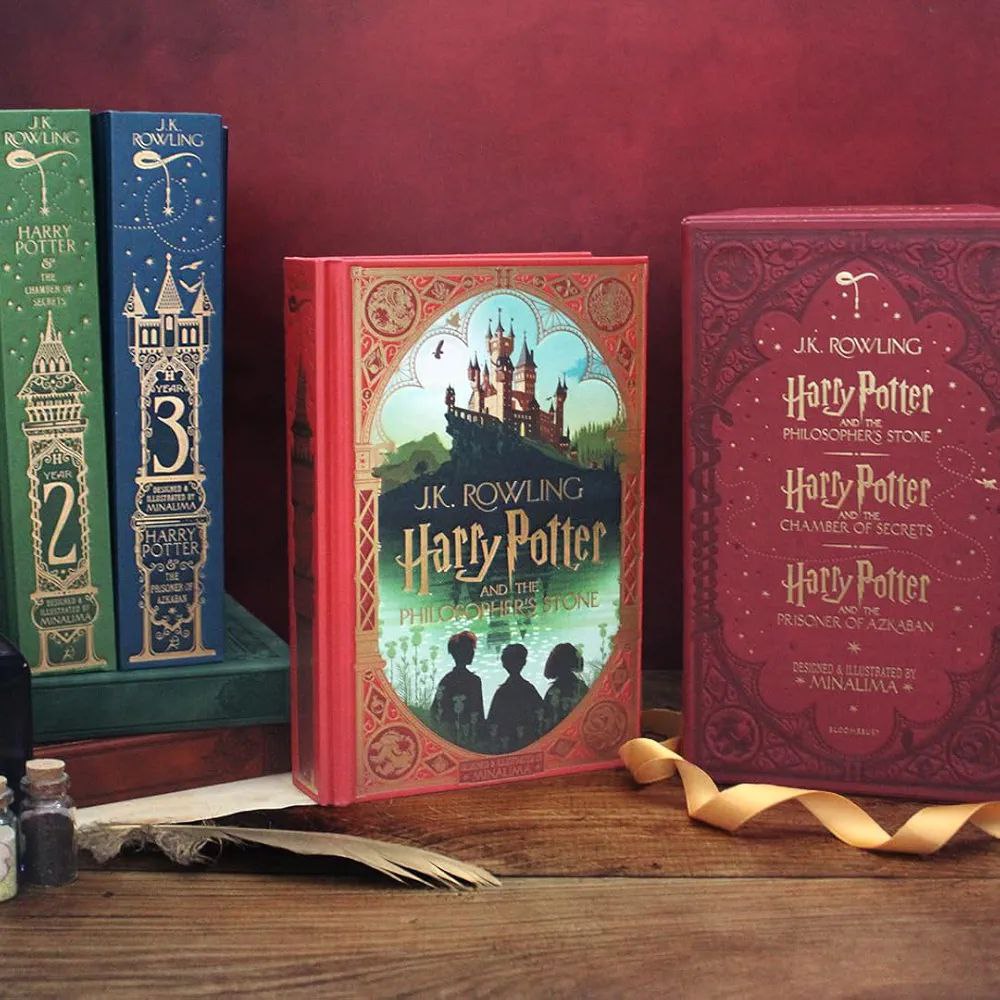 Harry Potter 1-3 Box Set: MinaLima Edition Hardback