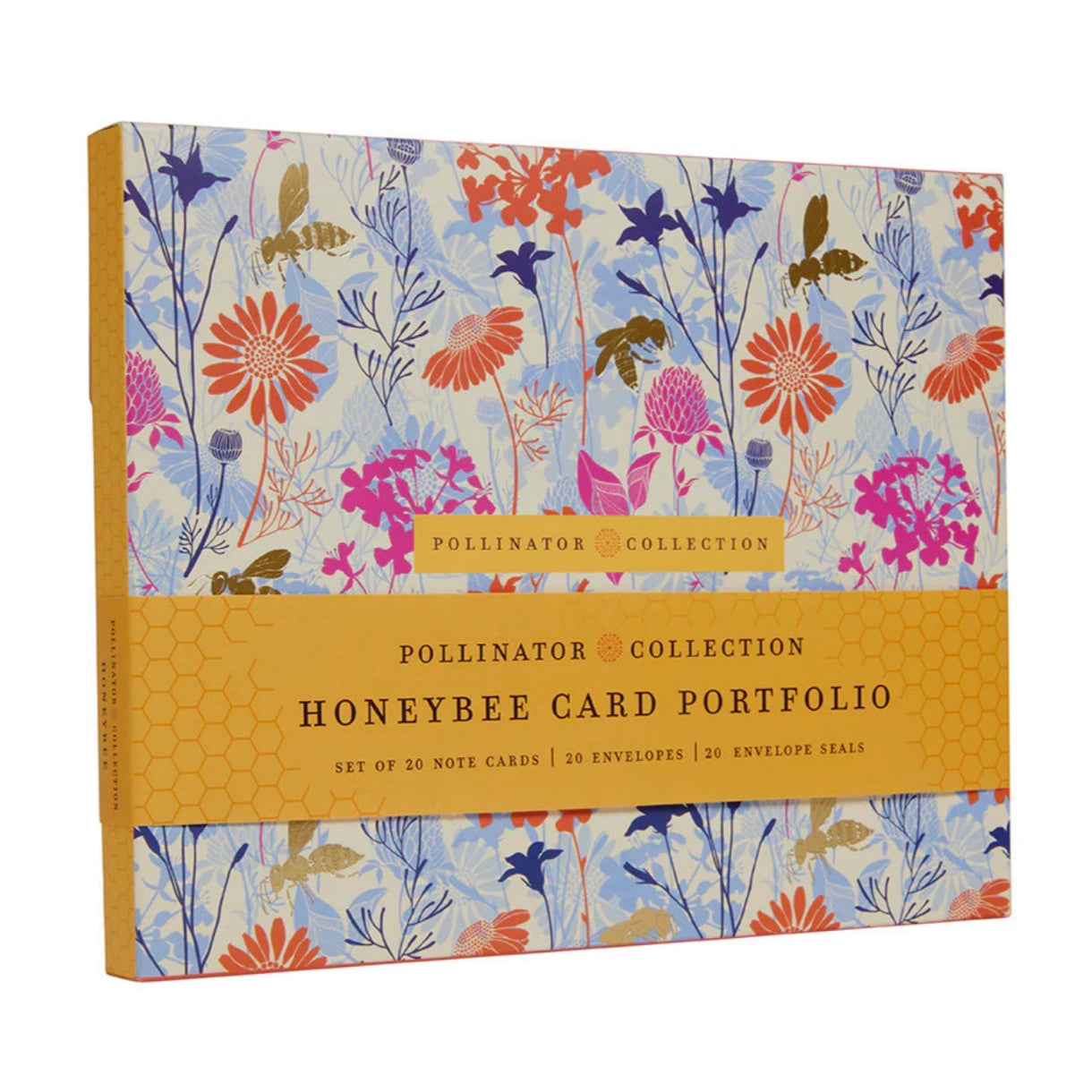 Honeybee Card Portfolio Set (Set of 20 Cards)