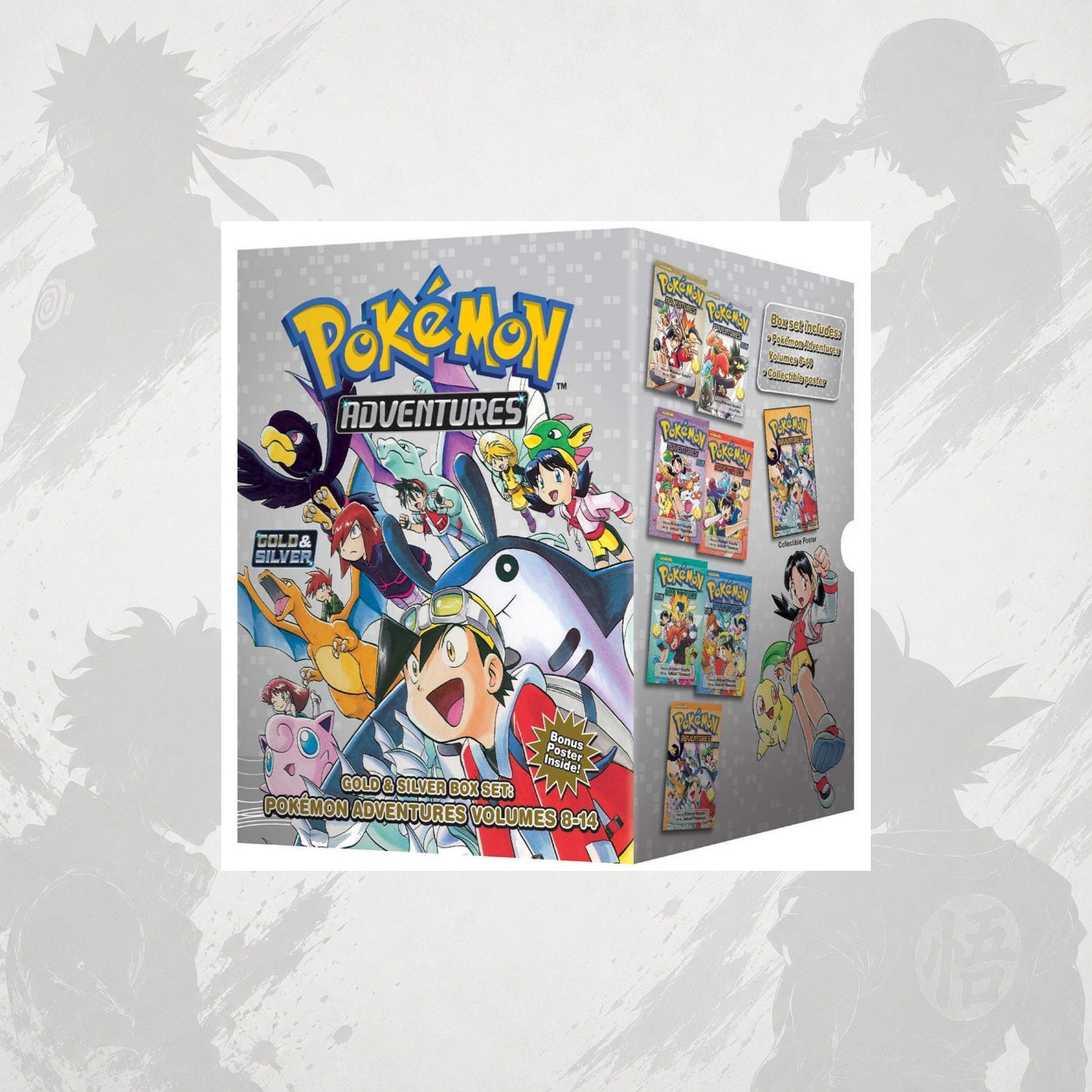 Pokémon Adventures Gold & Silver Box Set (Set Includes Vols. 8-14) - Pokémon Manga Box Sets