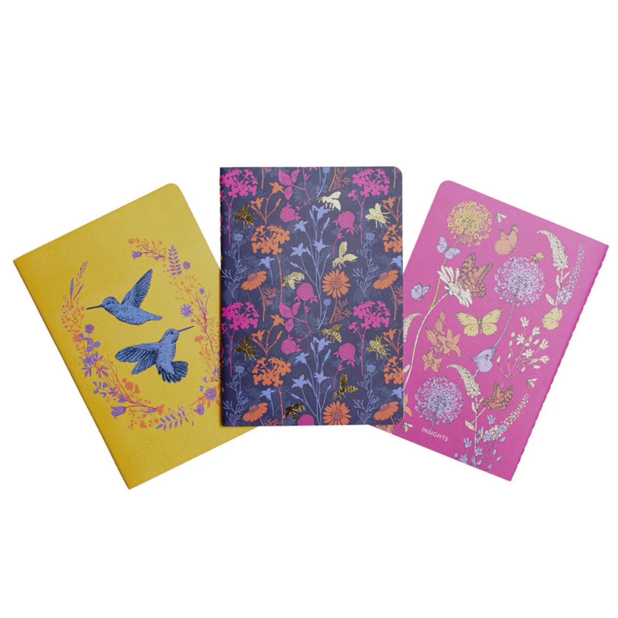 Pollinators Sewn Notebook Collection (Set of 3)