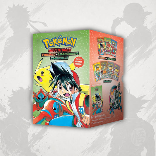 Pokémon Adventures FireRed & LeafGreen / Emerald Box Set - Pokémon Manga Box Sets