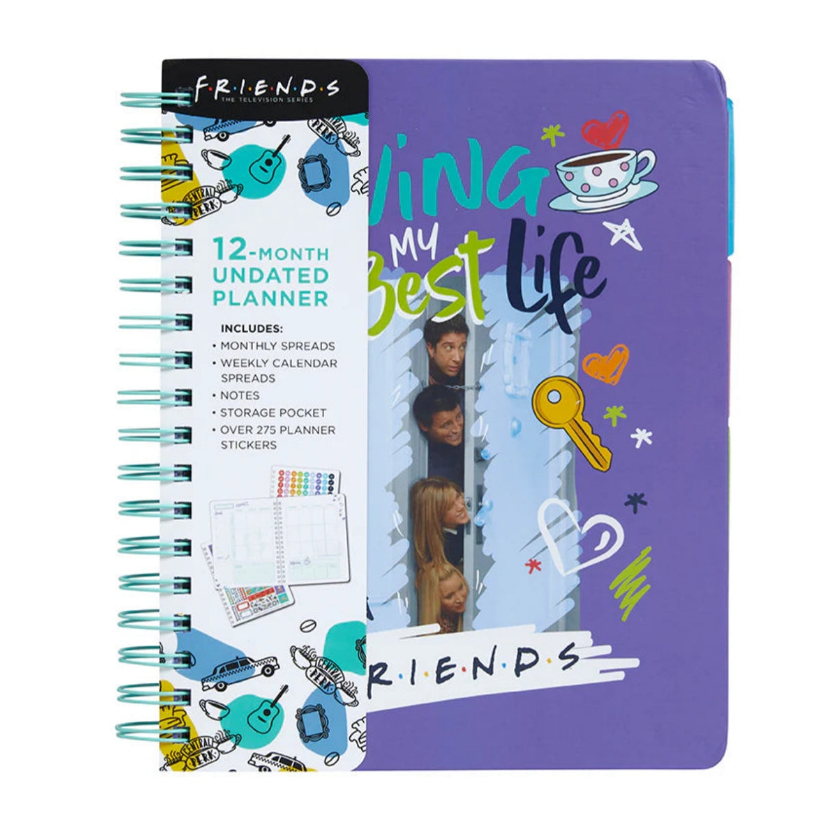 Friends: 12-Month Undated Planner