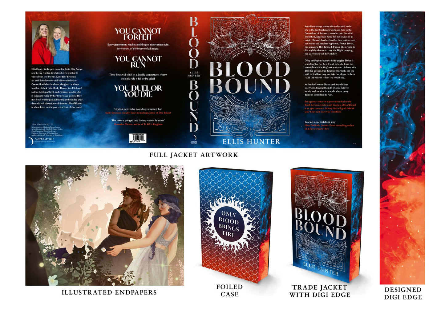 Blood Bound By Ellis Hunter - Cursed Covenant #1
